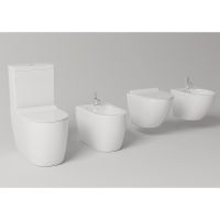 Товар: Биде Timo Kulo TK-402 Белое - фото 2 Биде Timo Kulo TK-402 Белое — фото 2, Биде напольные