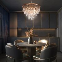 Люстра Maytoni Neoclassic Linn MOD091PL-07G Прозрачная Золото — фото 4, Люстры
