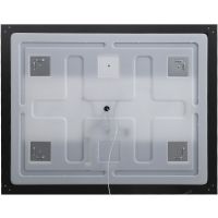 Зеркало BelBagno Kraft 140 SPC-KRAFT-1400-800-SENS-NERO с подсветкой Черное с сенсорным выключателем — фото 9, Зеркала в ванную комнату