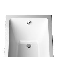 Акриловая ванна AM.PM Gem 170х75 W93A-170-075W-A без гидромассажа — фото 5, Акриловые ванны