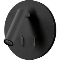 Настенный светильник Crystal Lux CLT 223W BL Черный — фото 1, Светильники