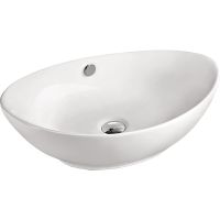 Раковина-чаша Velvex 57 7027A Белая — фото 1, Раковины накладные