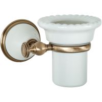 Стакан для зубных щеток TW Harmony TWHA109bi/br Бронза — фото 1, Стаканы для зубных щеток