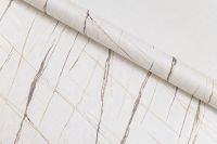 Обои Артекс Murano 10812-02 Винил на флизелине (1,06*10,05) Белый/Бежевый, Абстракция/Линии — фото 3, Обои для стен