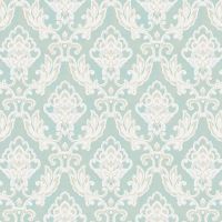 Обои Bruno Zoff Platinum 60105-4 Фольга на флизелине (1,06*10,05)  Зеленый, Дамаск — фото 1, Обои для стен