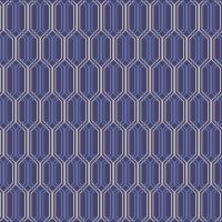 Обои LOYMINA Clair Винил на флизелине (1*10,05) Синий/Серебристый, Геометрия арт-CLR6 021 — фото 1, Обои для стен