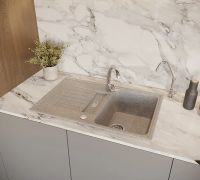 Товар: Кухонная мойка Domaci Бьелла DMC-24 GWS-24-310 Серая - фото 2 Кухонная мойка Domaci Бьелла DMC-24 GWS-24-310 Серая — фото 2, Кухонные мойки