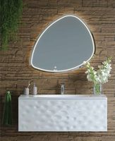 Зеркало Clarberg Clarberg Stone 95 Stn.02.10 с подсветкой с сенсорным выключателем — фото 4, Зеркала в ванную комнату