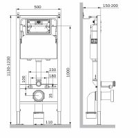 Товар: Инсталляция AM.PM PrimeFit I012709 для унитаза без клавиши смыва - фото 7 Инсталляция AM.PM PrimeFit I012709 для унитаза без клавиши смыва — фото 7, Инсталляции для унитазов