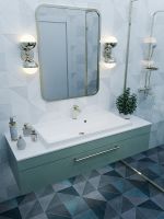 Раковина Paola Alba 90 Белая глянцевая — фото 7, Раковины