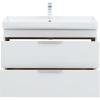 Тумба под раковину Aquanet Ирис new 90 подвесная Белый глянец арт-336311 — фото 5, Тумбы под раковину