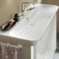 Товар: Тумба с раковиной Burgbad Iveo 100 SFEY100F2833G0169C0001*1 подвесная Белая глянцевая - фото 3 Тумба с раковиной Burgbad Iveo 100 SFEY100F2833G0169C0001*1 подвесная Белая глянцевая — фото 3, Мебель для ванной