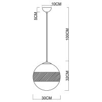 Подвесной светильник Artelamp Galactica A1582SP-1CC Хром — фото 3, Подвесные светильники