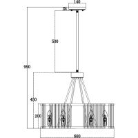 Товар: Люстра Maytoni Neoclassic Solar MOD087PL-06G Прозрачная Золото - фото 5 Люстра Maytoni Neoclassic Solar MOD087PL-06G Прозрачная Золото — фото 5, Люстры