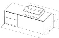 Товар: Тумба под раковину Allen Brau Infinity 120 R 1.21008.WM подвесная Белая матовая - фото 9 Тумба под раковину Allen Brau Infinity 120 R 1.21008.WM подвесная Белая матовая — фото 9, Мебель для ванной