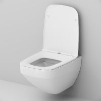 Унитаз AM.PM Inspire V2.0 FlashClean CK50H0603W подвесной с гигиеническим душем и ершиком с сиденьем Микролифт — фото 7, Подвесные унитазы