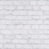 Обои Артекс Selena 10830-01 Винил на флизелине (1,06*10,05) Белый, Кирпич — фото 1, Обои для стен