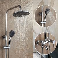 Душевая система Frap F2416 Хром — фото 13, Душевые стойки