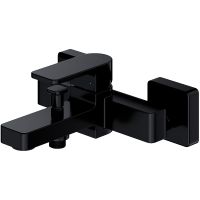 Смеситель для ванны Omnires Baretti BA7830BL Черный матовый — фото 1, Смесители