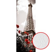 Фотообои Divino A-085 Фактура фреска Винил на флизелине (1*2,7) Серый/Красный, Город — фото 1, Обои для стен