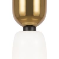 Подвесной светильник Maytoni Modern Memory MOD177PL-01G Белый Золото Черный — фото 2, Подвесные светильники