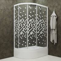 Товар: Душевой уголок Triton Коралл 120х80 В R Щ0000061783 профиль Белый стекло прозрачное с узором - фото 1 Душевой уголок Triton Коралл 120х80 В R Щ0000061783 профиль Белый стекло прозрачное с узором — фото 1, Асимметричные душевые уголки