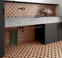 Вставка Equipe Kasbah Taco Black Hat 28978 3,2х3,2 см — фото 3, Керамогранит