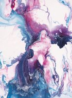 Фреска Ortograf Misto 33294 Фактура флок FLK Флизелин (2*2,7) Голубой/Розовый, Абстракция — фото 2, Фрески