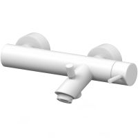 Товар: Смеситель для ванны Paffoni Light LIG022BO Белый матовый - фото 1 Смеситель для ванны Paffoni Light LIG022BO Белый матовый — фото 1, Смеситель для ванны