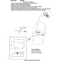 Настенный светильник Crystal Lux CLT 012 WH-SL V-2 Белый Серебро — фото 4, Светильники