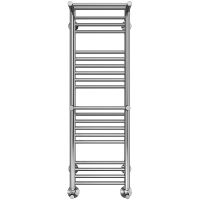 Водяной полотенцесушитель Terminus Аврора П20 300x1010 4660059582146 с полкой Хром — фото 1, Водяные полотенцесушители