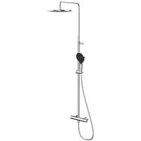 Душевая система Whitecross Y chrome Y1254TOPCR с термостатом Хром — фото 1, Душевое оборудование. Душевая программа