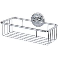 Полка корзина TW Bristol TWBR527cr Хром — фото 1, Полки для ванной и душа