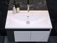 Раковина Paola Mario 70 Белая глянцевая — фото 6, Раковины