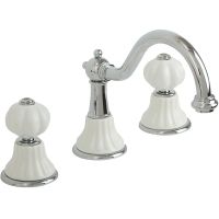 Товар: Смеситель для раковины Migliore Olivia 19007 Хром Белый - фото 1 Смеситель для раковины Migliore Olivia 19007 Хром Белый — фото 1, Смесители для раковины