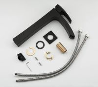 Смеситель для раковины Gappo G1007-16 Черный матовый — фото 6, Смесители для раковины