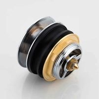 Донный клапан Frap F63 click-clack Хром — фото 5, Донные клапаны