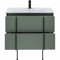 Тумба под раковину Allen Brau Reality 80 1.32005.CGM подвесная Олива матовая — фото 22, Мебель для ванной