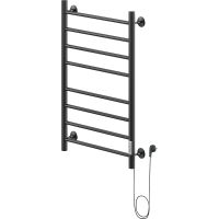 Электрический полотенцесушитель Ника WAY-2 80/50 Черный матовый — фото 1, Электрические полотенцесушители