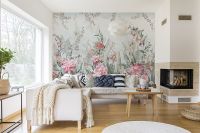 Товар: Фреска Ortograf Aurora 34105 Фактура флок FLK Флизелин (4,5*3) Голубой/Зеленый/Розовый, Цветы - фото 3 Фреска Ortograf Aurora 34105 Фактура флок FLK Флизелин (4,5*3) Голубой/Зеленый/Розовый, Цветы — фото 3, Фрески