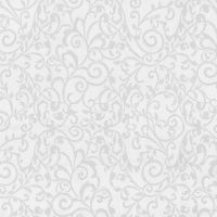 Обои Prima Italiana Colomba 80615 Винил на флизелине (1,06*10) Белый/Серебряный, Вензель — фото 1, Обои для стен