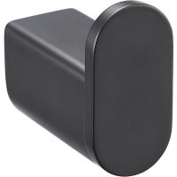 Крючок для полотенец Milacio Ultra MCU.960.MB нержавеющая сталь / черный матовый — фото 1, Крючки для полотенец