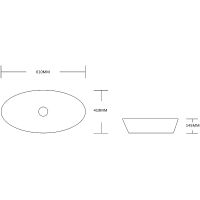 Товар: Раковина-чаша Ceruttispa 61 CR8023 СТ9606 Белая - фото 3 Раковина-чаша Ceruttispa 61 CR8023 СТ9606 Белая — фото 3, Раковины