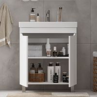 Тумба под раковину Volna Lake 70.2D tnLAKE70.2D-01 Белая — фото 5, Тумбы под раковину