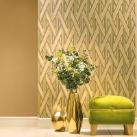 Обои LOYMINA Equator QTR5 010/1 Флизелин (1*10,05) Оранжевый, Геометрия — фото 3, Обои для стен