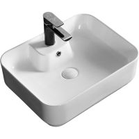 Раковина Ceruttispa 51 CR0097 СТ9610 Белая — фото 1, Раковины накладные