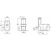 Унитаз Jacob Delafon Replay 4973K-00 без сиденья и бачка — фото 3, Напольные унитазы