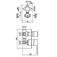Товар: Смеситель для душа Webert Pegaso PE880601015 Хром - фото 2 Смеситель для душа Webert Pegaso PE880601015 Хром — фото 2, Смеситель для душа