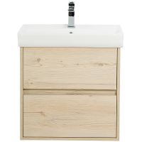 Тумба под раковину BelBagno Neon 60 подвесная Pino Bianco арт-NEON-600-2C-SO-PB — фото 1, Тумбы под раковину