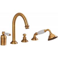 Смеситель на борт ванны Cezares Aphrodite APHRODITE-BVDM-02-Bi Бронза — фото 1, Смесители на борт ванны